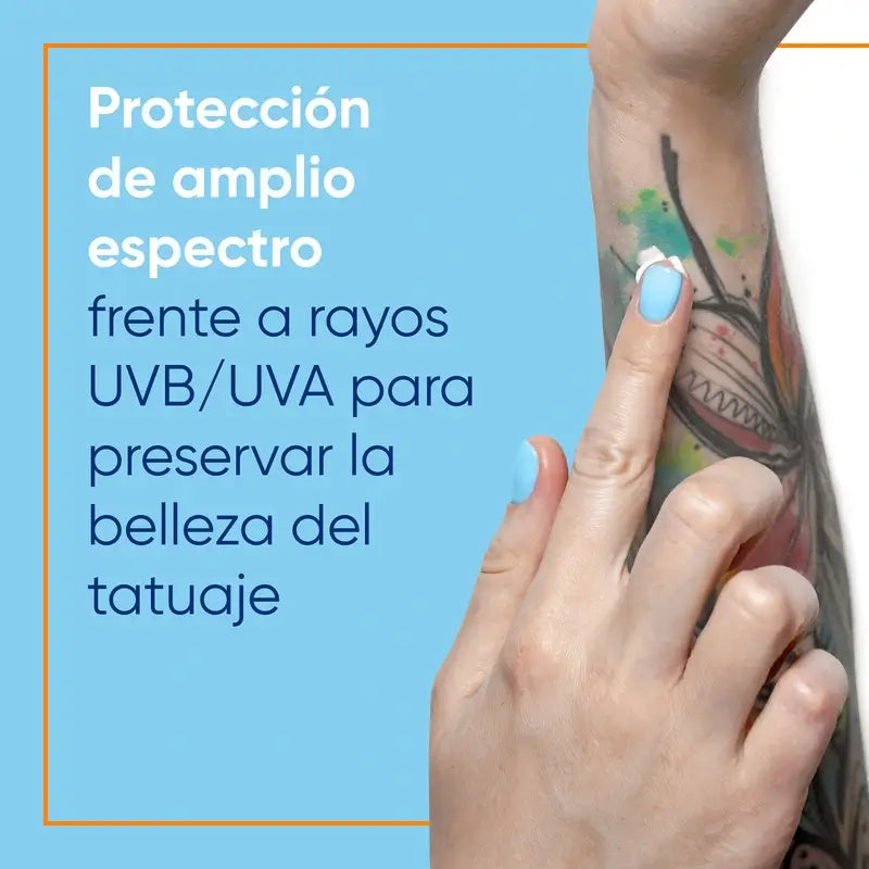 Protezione solare Bepanthol Tattoo SPF50, 50 ml
