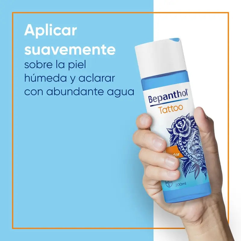 Gel detergente per tatuaggi Bepanthol, 200 ml