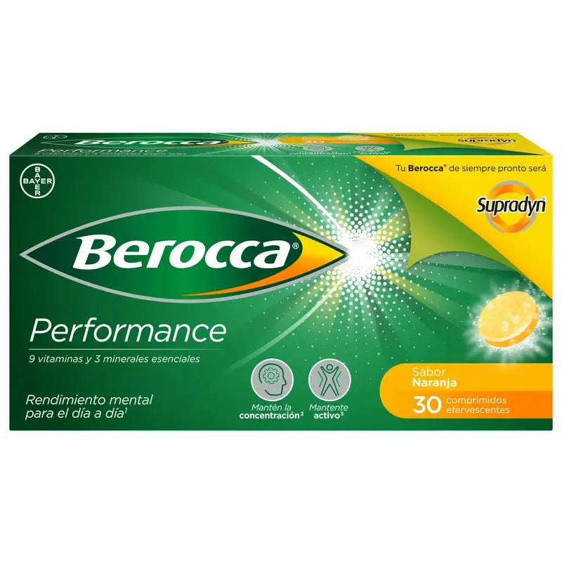 Berocca Performance Orange, 30 compresse effervescenti