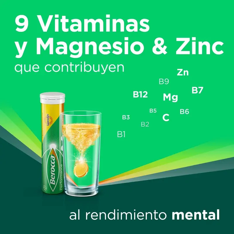 Berocca Performance Orange, 30 compresse effervescenti