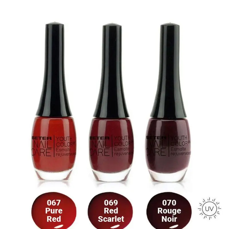 Beter Nail Care Pack 3X Manicure Smalto per unghie Red Lover