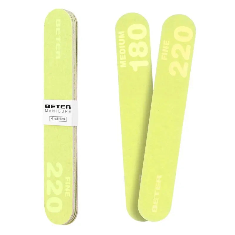 Beter Pack 4X lime per unghie, fibra di vetro, grana 180/220