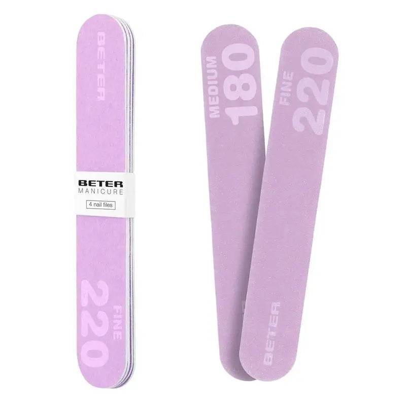 Beter Pack 4X lime per unghie, fibra di vetro, grana 180/220