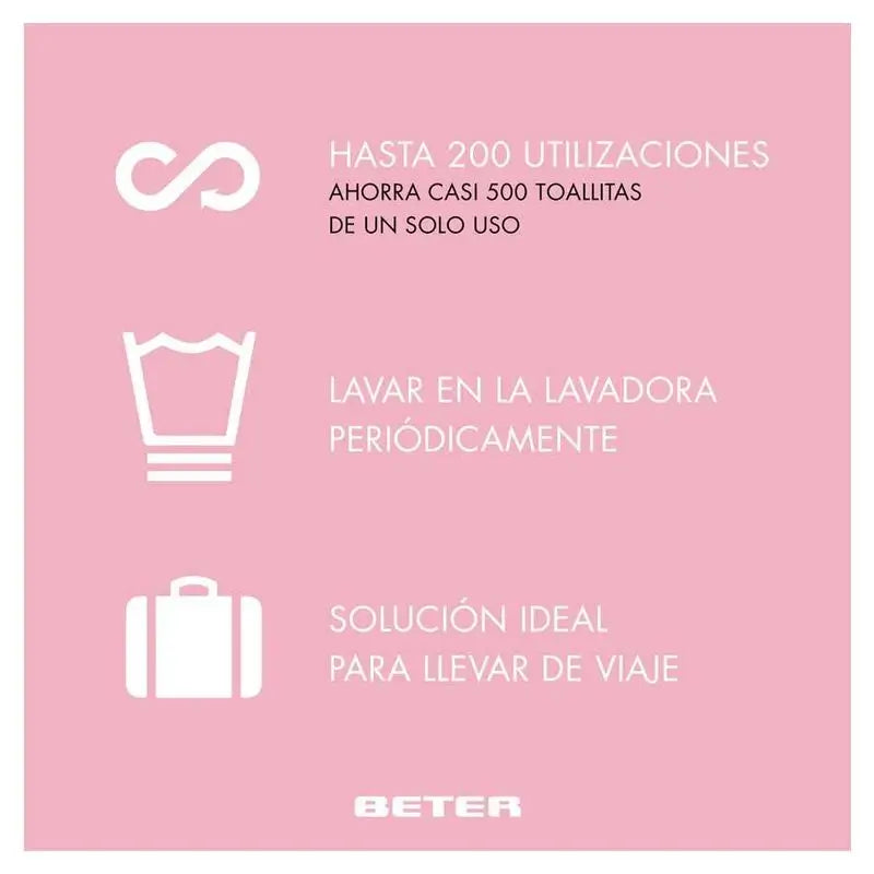 Beter Asciugamano struccante e fascia per capelli