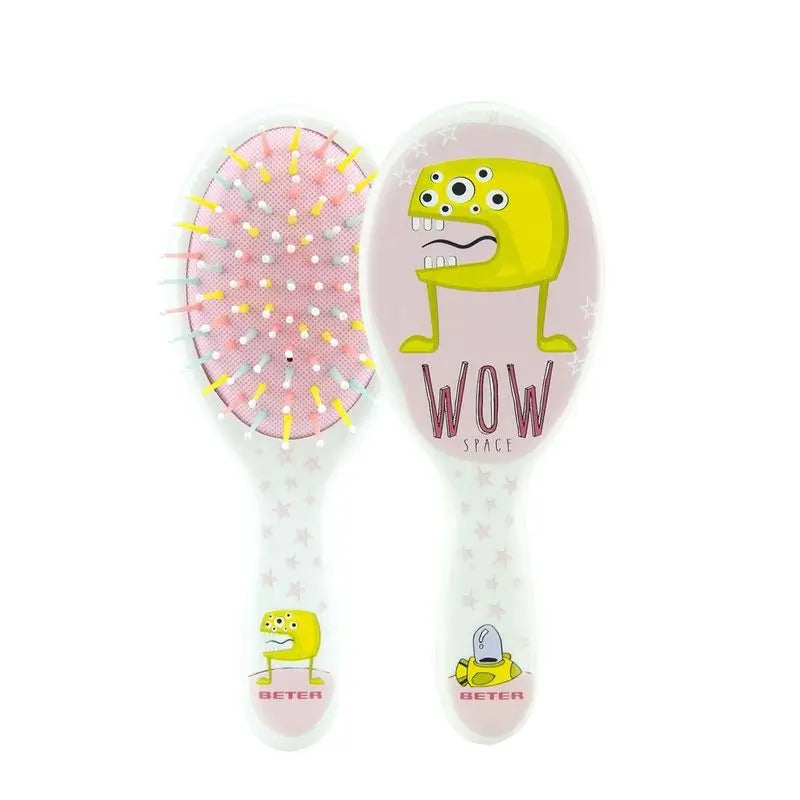 Spazzola pneumatica per bambini Beter Wow con perni in nylon e sfera protettiva