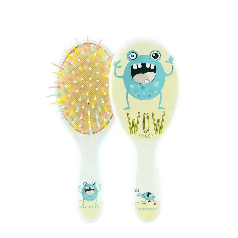 Spazzola pneumatica per bambini Beter Wow con perni in nylon e sfera protettiva
