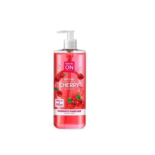 Betres On Cherry Gel da bagno, 750+250 ml