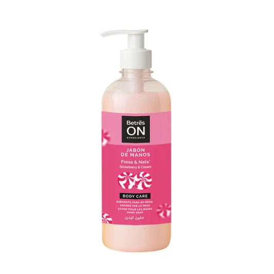 Betres On Sapone per le mani alla crema e alla fragola, 500 ml