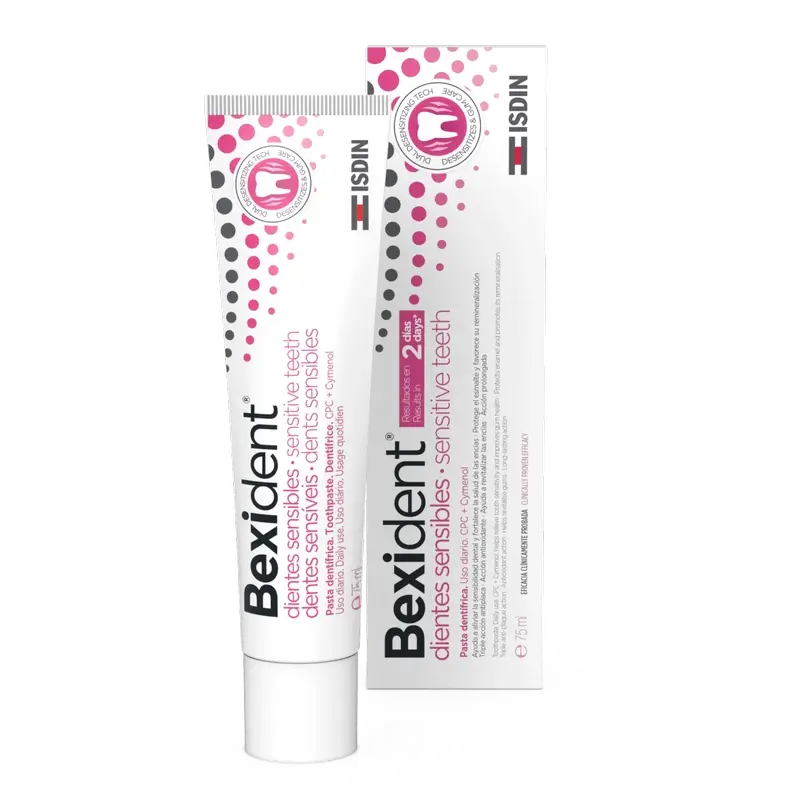 Isdin Bexident Sensitive Dentifricio per denti sensibili, 75 Ml