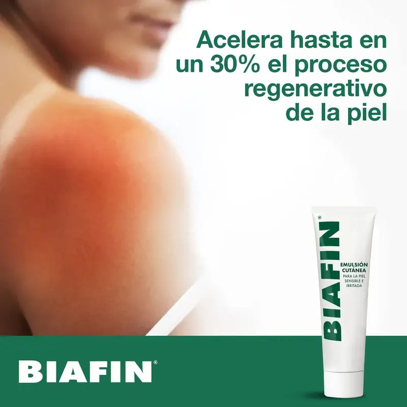Biafin Crema Idratante Rigenerante, Pelle Sensibile e Irritata, 100 ml