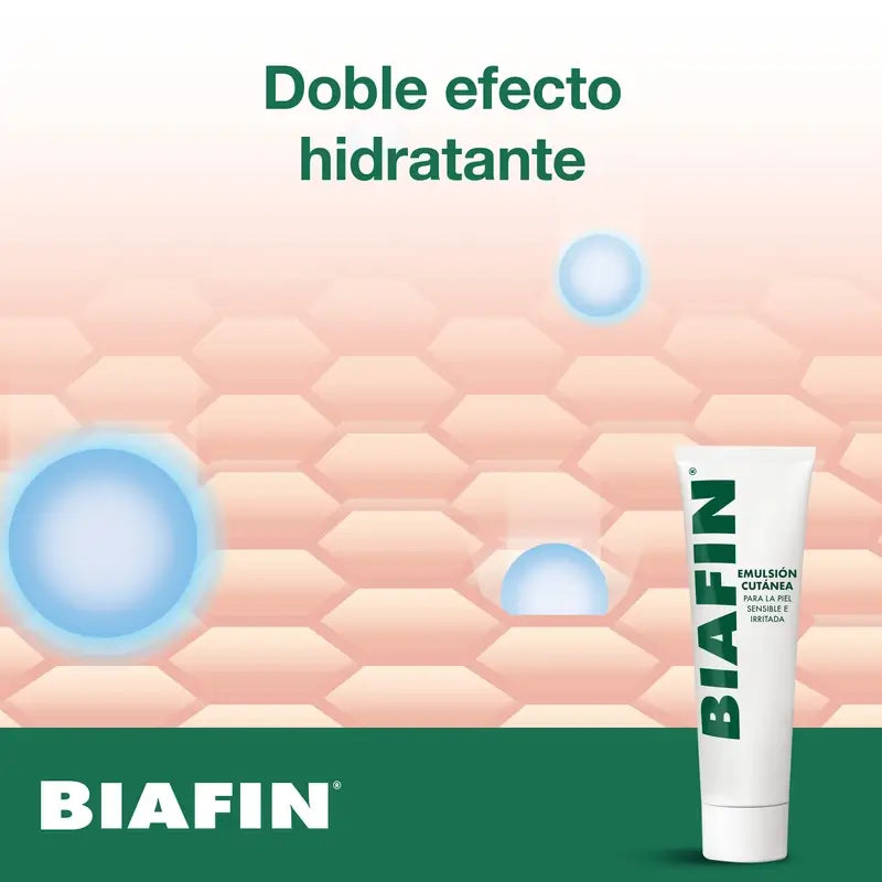 Biafin Crema Idratante Rigenerante, Pelle Sensibile e Irritata, 100 ml