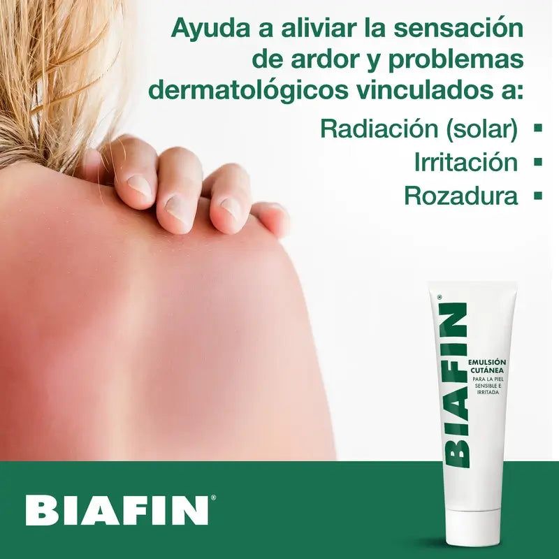 Biafin Crema Idratante Rigenerante, Pelle Sensibile e Irritata, 100 ml