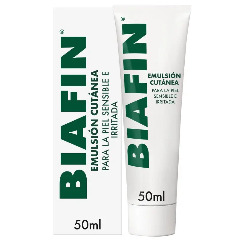 Biafin Crema Idratante Rigenerante, Pelle Sensibile e Irritata, 50 ml