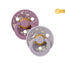 Bibs Liberty 2 Chupetes Colour Round Capel Fossil Grey Mix 6-18 M