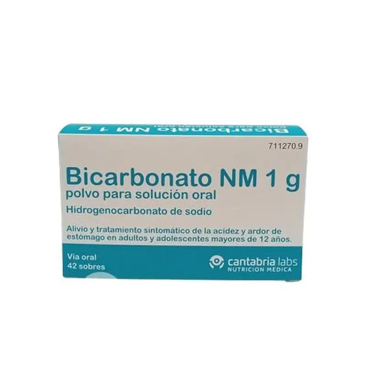 Bicarbonato NM 1 g polvere per soluzione orale 42 bustine