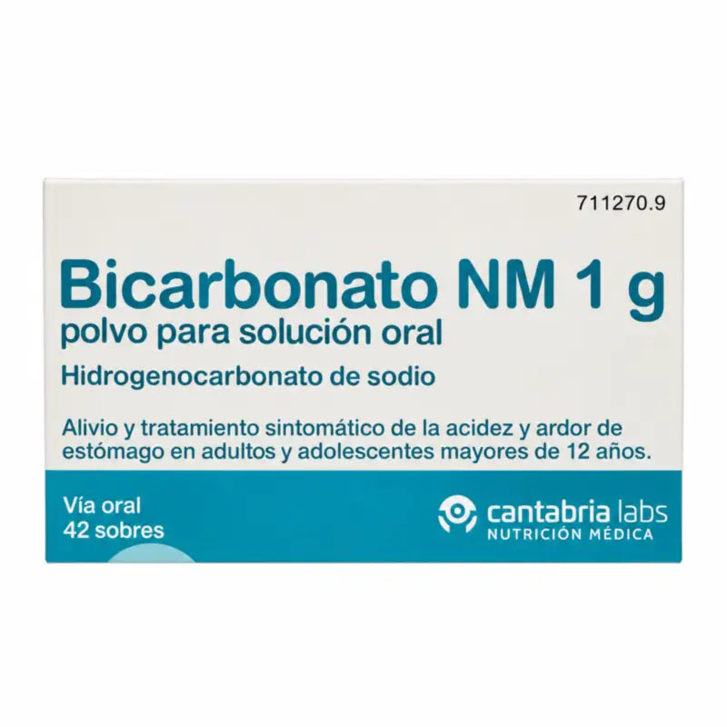 Bicarbonato NM 1 g polvere per soluzione orale 42 bustine