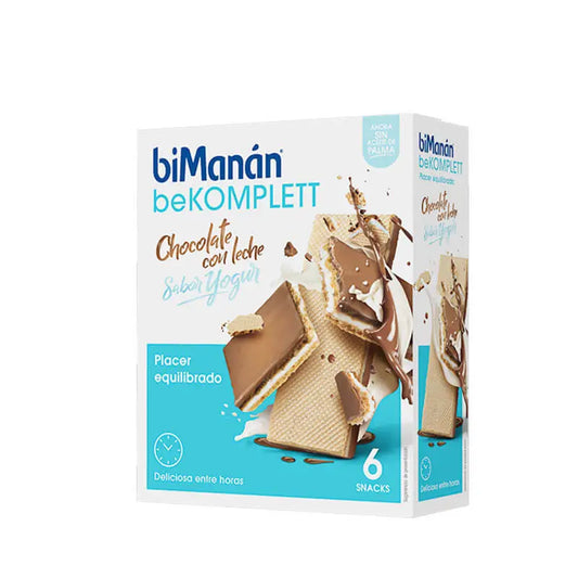 biManán Bekomplett Milk Chocolate Yoghurt Flavour 6 pieces
