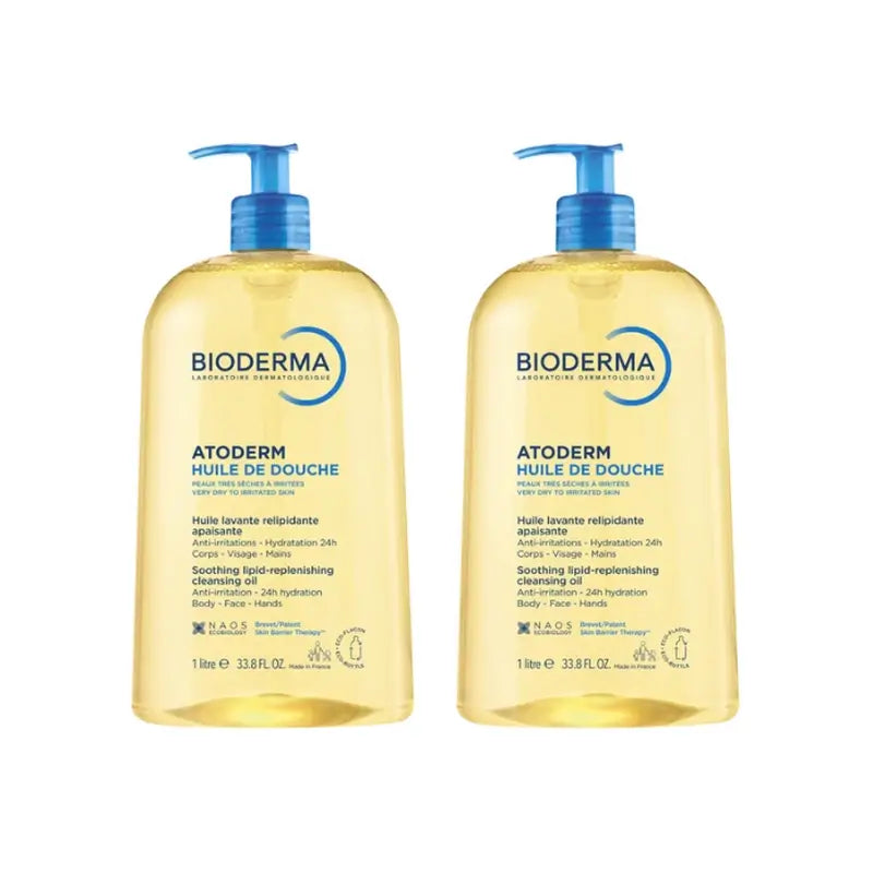 BIODERMA Atoderm Olio Doccia Confezione 2 x 1 Litro