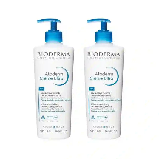 Bioderma Atoderm Crema Ultra Nutriente, 2X500 Ml
