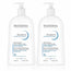 Bioderma Atoderm Gel Schiumogeno Intensivo per Pelle Secca 1 litro, confezione da 2