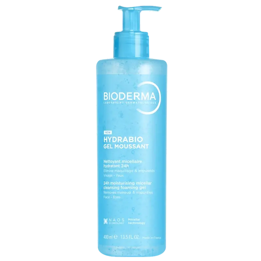Bioderma Hydrabio Gel Moussant Gel micellare per pelli disidratate , 400 ml
