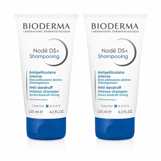 Bioderma Nodé Ds+ Shampoo per dermatite seborroica 125 ml, confezione da 2