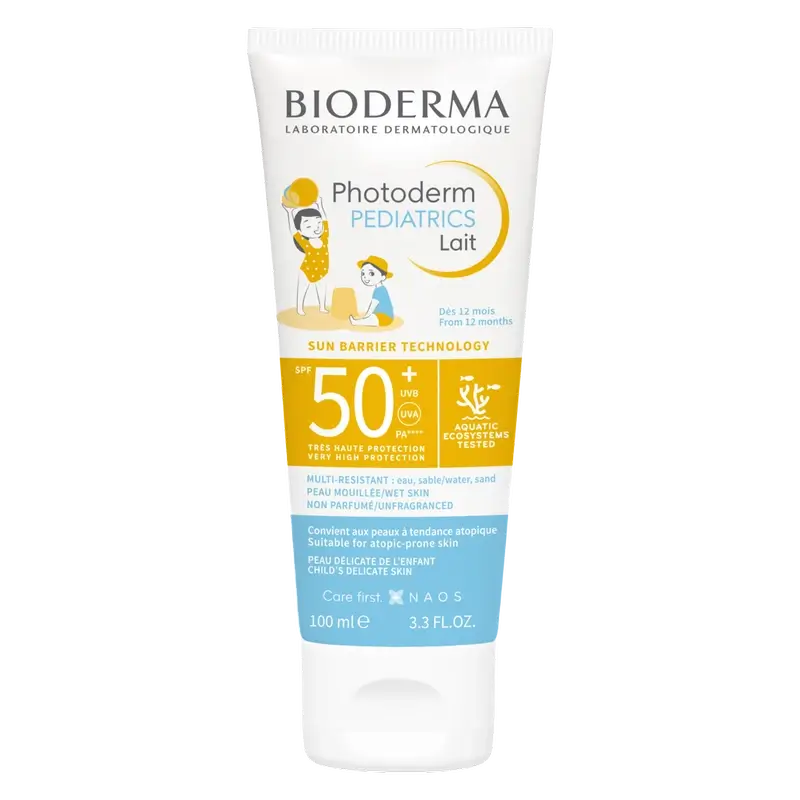 Bioderma Photoderm Pediatrics Lait SPF50+ Protezione solare, 100 ml
