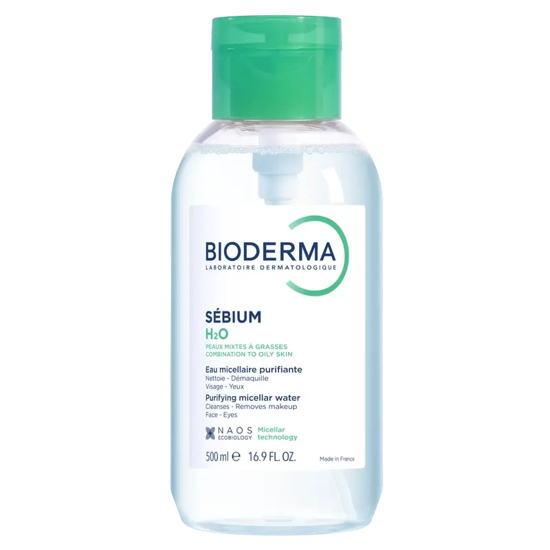 Bioderma Sébium H2O Pump Soluzione micellare antiacne, 500 ml