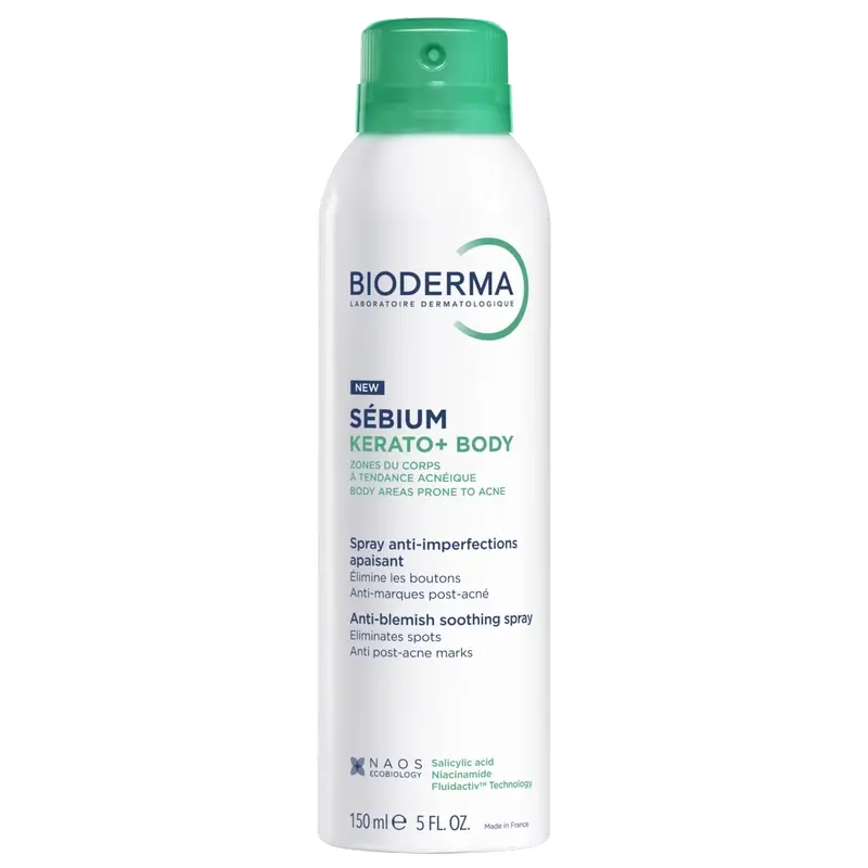 Bioderma Sébium Kerato+ Spray Corpo Anti-Acne , 150 ml