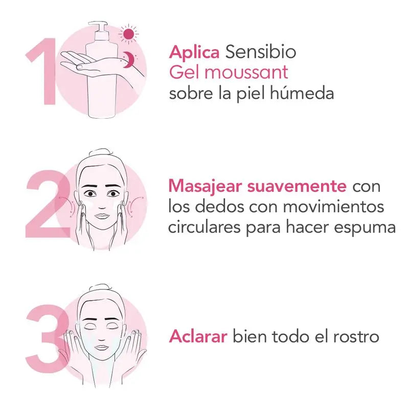 BIODERMA Sensibio Moussant Gel, 500 ml