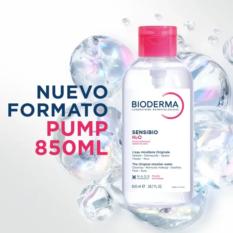 Bioderma Sensibio H2O PUMP Soluzione micellare per pelli sensibili 850ml