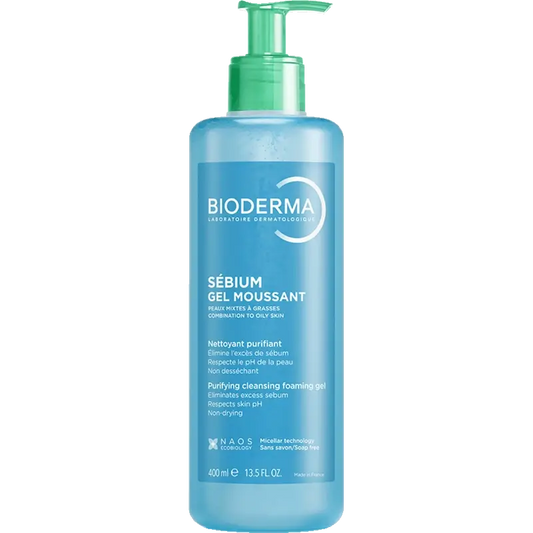 Bioderma Sébium Moussant Gel purificante, 400 ml