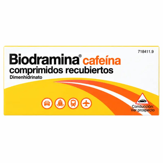 Biodramina Caffeina 4 compresse rivestite con film