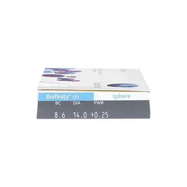 Lenti mensili sferiche Biofinity , 3 unità