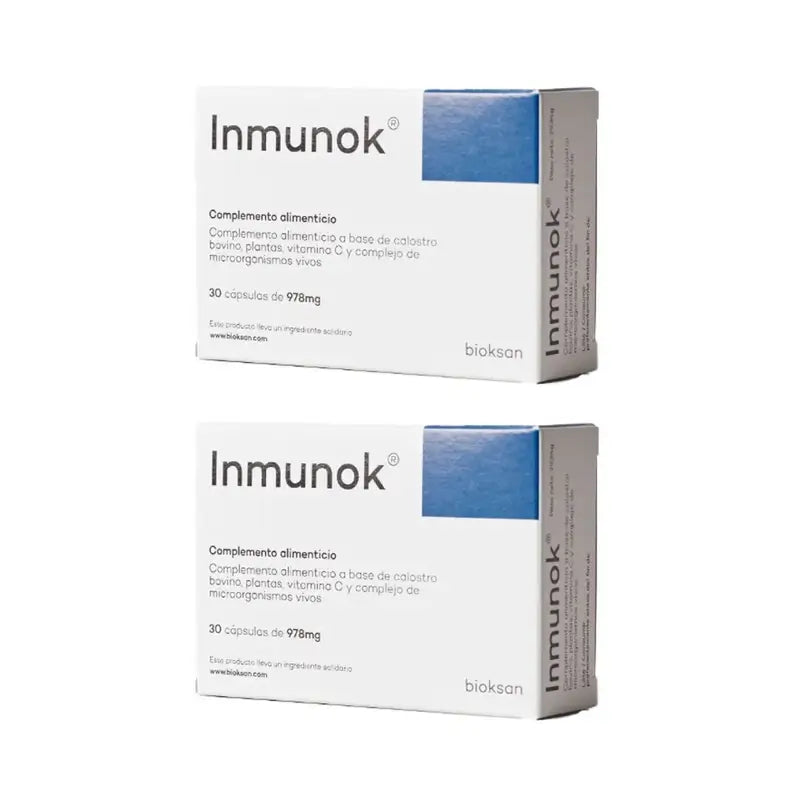 Bioksan Pharma Inmunok Integratore alimentare, 2X30 Capsule