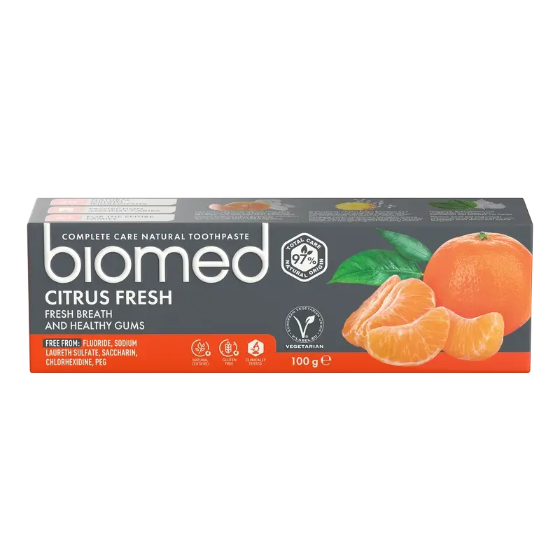 Biomed Dentifricio naturale Citrusfresh , 100 g