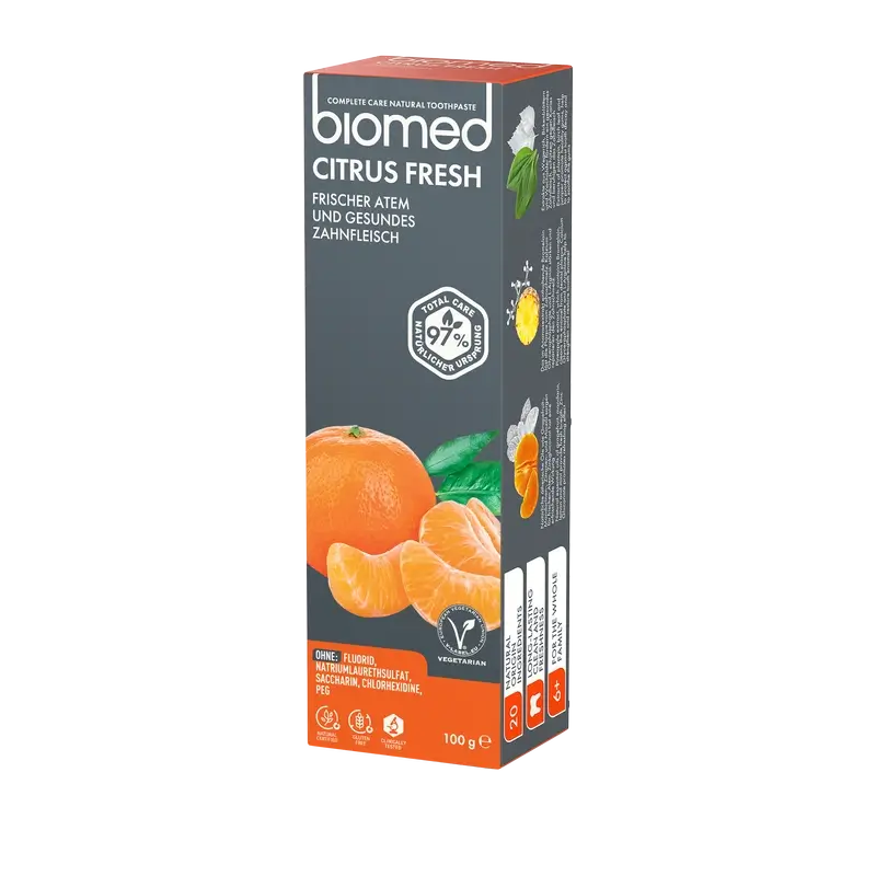 Biomed Dentifricio naturale Citrusfresh , 100 g