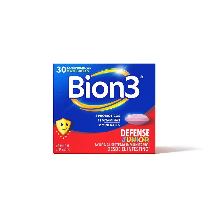 Bion3 Defense Junior Multivitaminico Masticabile, 30 compresse