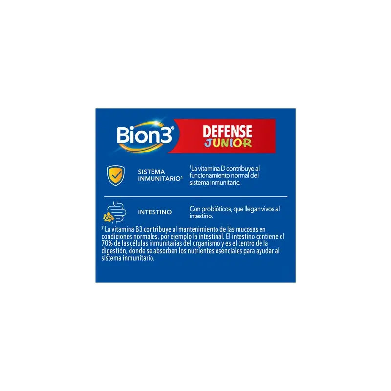Bion3 Defense Junior Multivitaminico Masticabile, 30 compresse