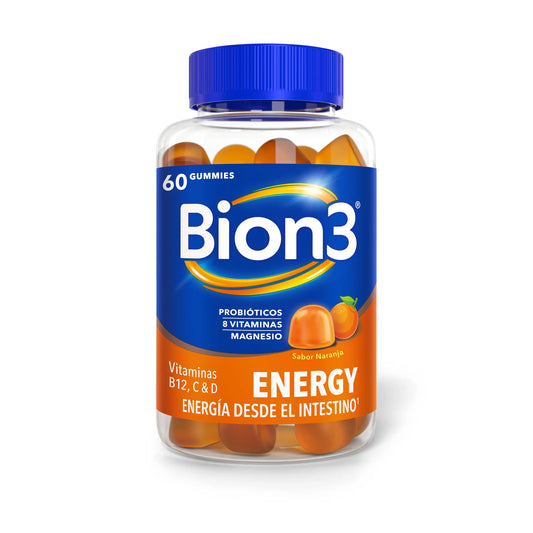 Bion3 Gummies Energia, Vitamine con Probiotici, Vitamina B12, Vitamina C, Vitamina D e Magnesio