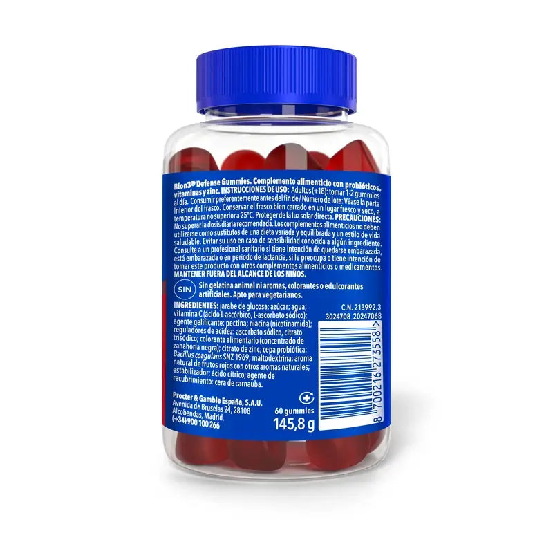 Bion3 Pack Defense Multivitaminico, 2x60 gummies
