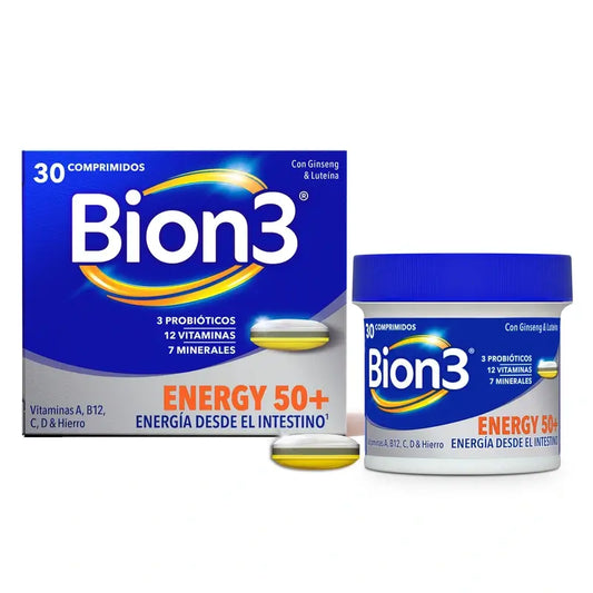 Bion3 Energy 50+ Multivitamine, 30 compresse
