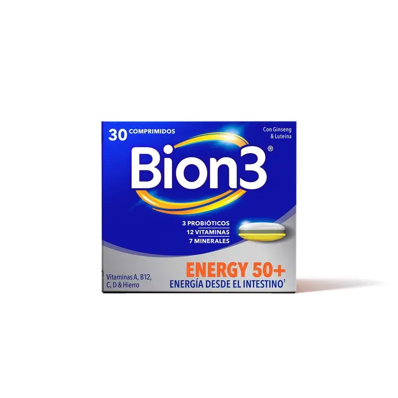 Bion3 Energy 50+ Multivitamine, 30 compresse
