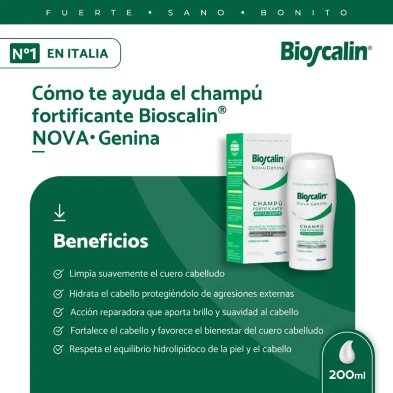 Bioscalin Novagenin Shampoo , 200 ml