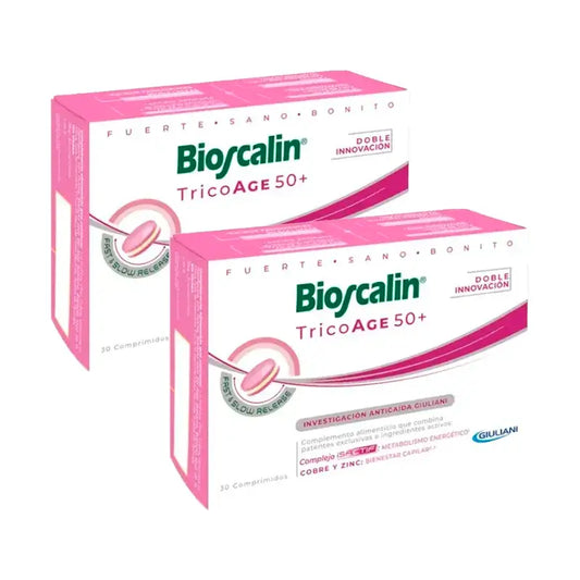 Bioscalin Tricoage50+ Compresse, Confezione 2 x 30 compresse
