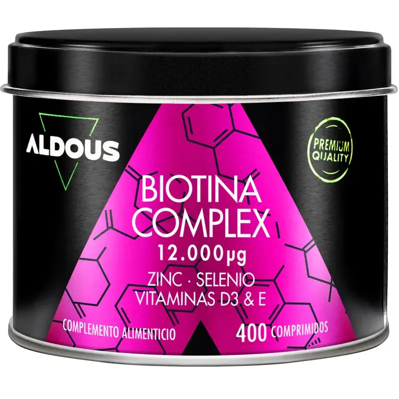 Aldous Labs Biotin con zinco, selenio, vitamina D3 e vitamina E