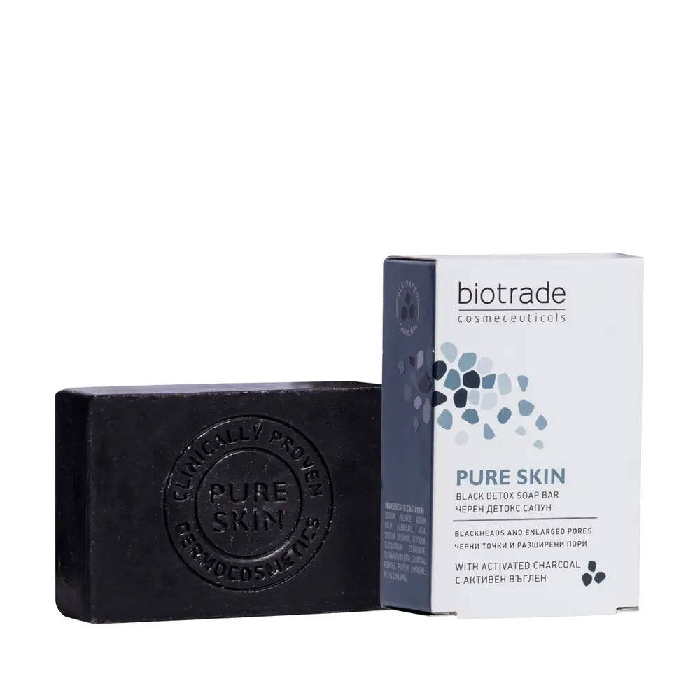 Biotrade Sapone puro per la pelle 100% carbone attivo 100 g