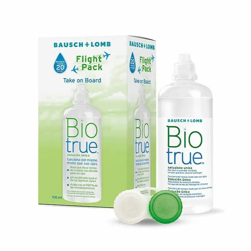 Biotrue Single Solution Flightpack - 100 Ml