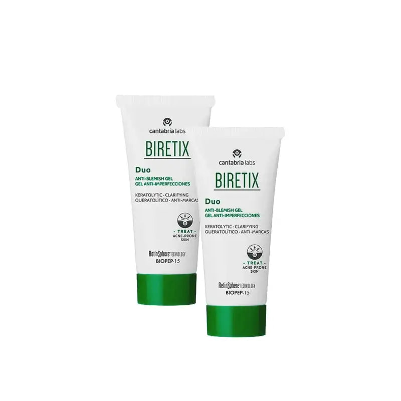 BIRETIX Duo Gel Anti-Imperfezioni Confezione da 2 x 30 ml