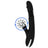 Vibrazione Up & Down coniglietto nero e argento